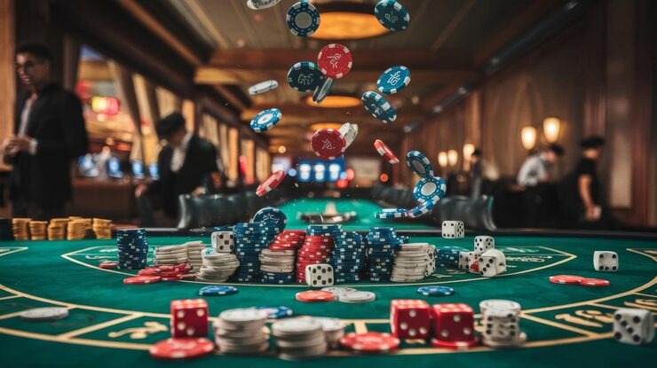 bisnis555 mobile app interface showing slot games and sportsbook menu